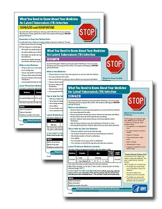 What You Need to Know about Your Medicine for Latent Tuberculosis (TB) Infection Fact Sheet Series