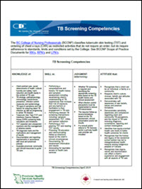 TB Screening Competencies
