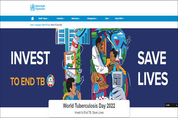 World TB Day Campaign Website 2022