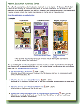 CDC Patient Education Materials Series