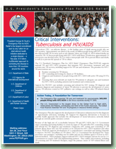 Critical Interventions: Tuberculosis and HIV/AIDS